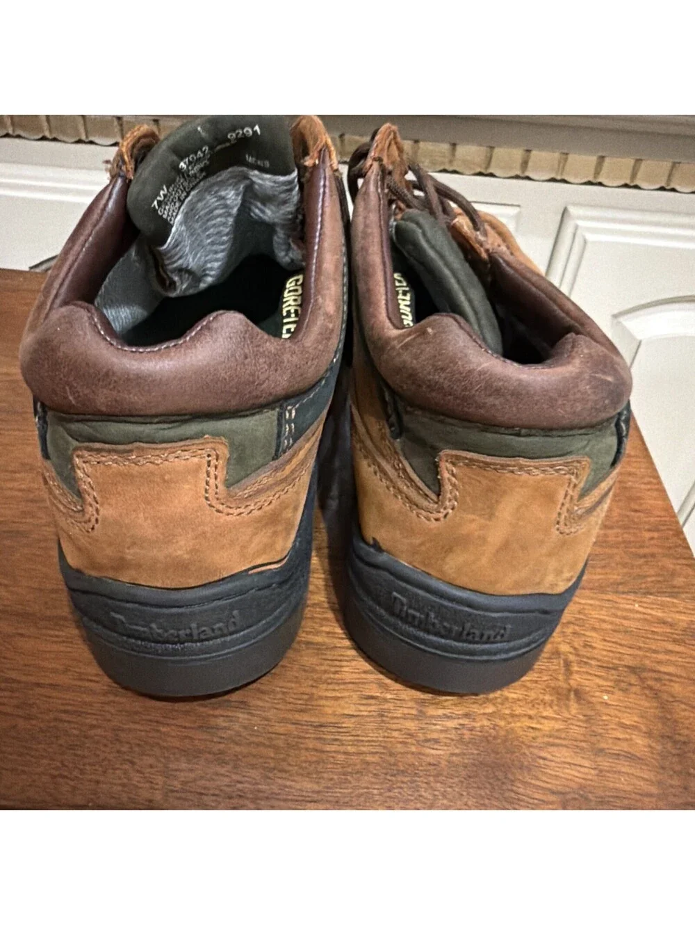 Timberland Heritage Moc Toe Mid GORE-TEX Boots Brown Leather 37042 Men’s7W NWOB